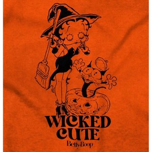 Halloween Betty Boop Wicked Cute Hoodie Sweatshirt Women Brisco Brands - 1 of 4