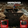 GasOne 15-inch Portable Charcoal Grill  - Foldable BBQ Grill - Camping Grills for Backyard, Bonfire, Patio - Heavy-Duty Portable Fire Pit - 4 of 4
