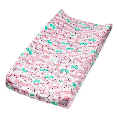 Honest Baby Organic Cotton Changing Pad Cover - Flutter