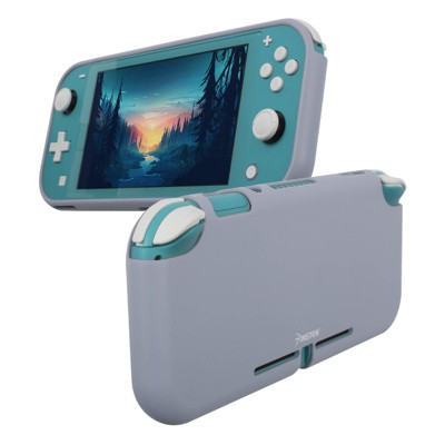 Insten Silicone Case for Nintendo Switch Lite - Shockproof Protective Cover Accessories with Smooth Grip, Lavender Gray