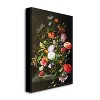 Trademark Fine Art -Jan Davidsz. de Heem 'Still Life of Flowers' Canvas Art - 2 of 2