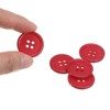 Unique Bargains Sewing Resin Round Flat 4-Hole Replacement Craft Buttons 20 Pcs - 4 of 4