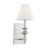 Savoy House Washburn 1 - Light Wall Light in  Satin Nickel - 4 of 4