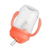 LunaLulinlk Baby’s First Straw Cup, Training Cup with Weighted Straw, Coral, 6m+ - 2 of 4