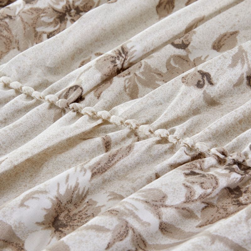Modern Threads 6-Piece Printed Textured Comforter Set Bounty Botanical., 4 of 9