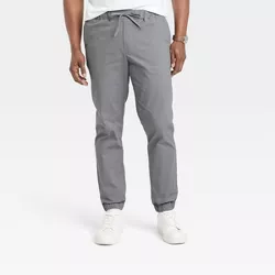 Men's Regular Fit Tapered Jogger Pants - Goodfellow & Co™ Dark Gray S