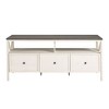 NicBex Modern Farmhouse Solid Wood TV Stand, Media Console TV Cabinet for Living Room - 3 of 4