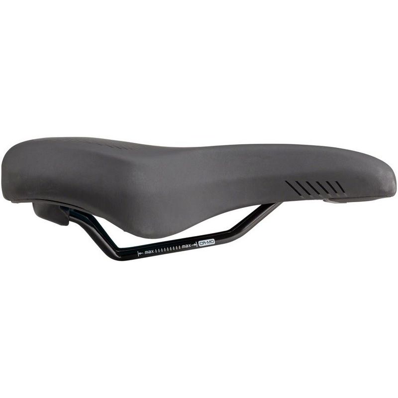 MSW SDL-192 Spin Fitness Saddle - Black Soft-Touch Cover High Density Foam, 2 of 7