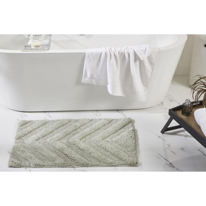 Hugo Collection 100% Cotton Tufted 3 Piece Bath Rug Set - Better Trends, 3 of 9