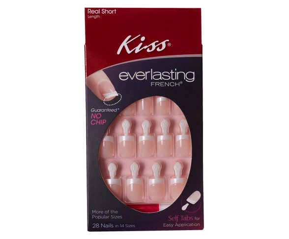 Kiss Everlasting French Nails-String of Pearls