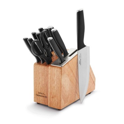 Calphalon Classic Self Sharpening Stainless Steel Cutlery Knife Block Set  with SharpIN Technology, 15 Piece