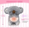 TITQWOP Koala Breathing Stuffed Animal,Anxiety Relief Koala Sleeping Plush with Realistic Breathing Motion and Soothing Music Lights Portable Plushies - 2 of 4