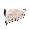 8' Metal Firewood Log Rack - Backyard Expressions - 2 of 4