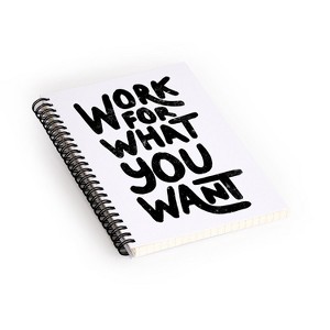 Phirst Work For What You Want Spiral Notebook - Deny Designs - 1 of 4