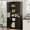 70" Tall Pantry Cabinet, Kitchen Pantry Storage Cabinets with 2 Door and 3 Adjustable Shelves, for Kitchen, Dining Room, Living Room and Bathroom - 2 of 4