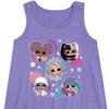 Girls' - LOL Surprise! - Winter Dolls Graphic Sleeveless Aline Dress - 2 of 3