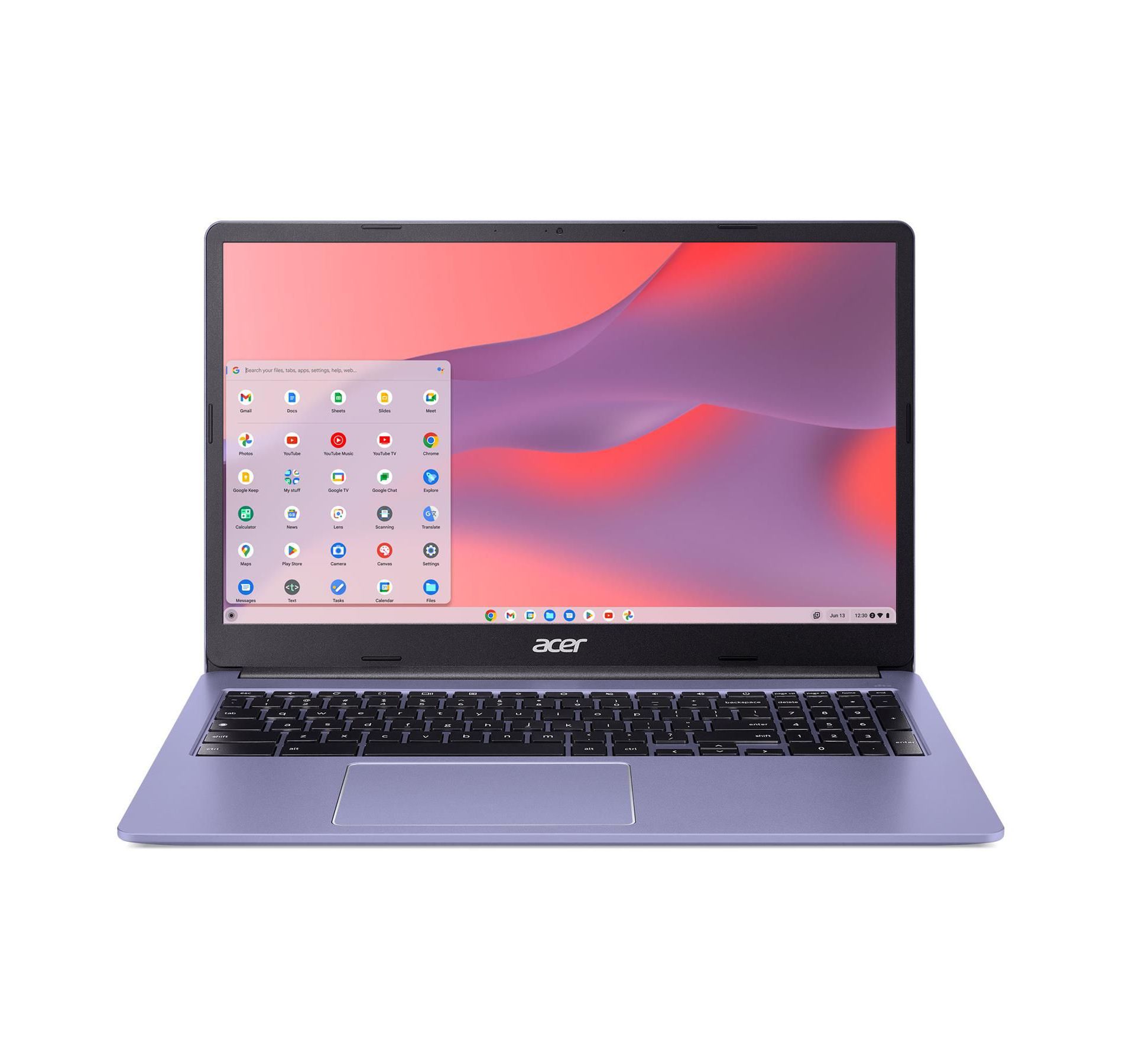 Refurbished Acer Chromebook 315 - 15.6" CB315-4H-C0VN Intel Celeron N4500 UHD Graphics 4GB RAM 64GB eMMC Moonstone Purple - Manufacturer Refurbished