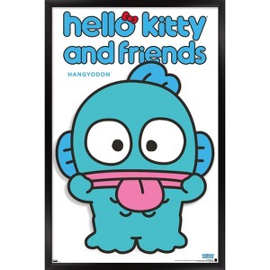 Trends International Hello Kitty and Friends: Hello - Hangyodon Feature Series Framed Wall Poster Prints - 1 of 4