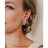 Bridal Wedding Earrings, Marquise Cubic Cluster Earrings for Brides, Bridesmaid, Prom - 2 of 4