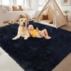 TROPOW Large Fluffy Living Room Area Rug Soft Plush Bedroom Throw Carpet Modern Solid Color Shaggy Rug Non Slip Non Shedding Fuzzy Faux Fur Area Rug - 4 of 4