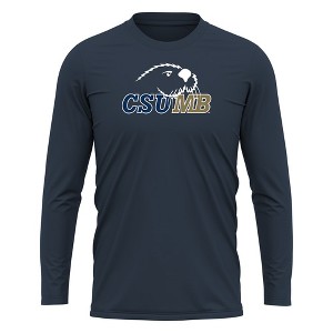 California State University - Monterey Bay Adult Sport Long Sleeve Shirt Primary Logo, Athletic Heather - 1 of 4