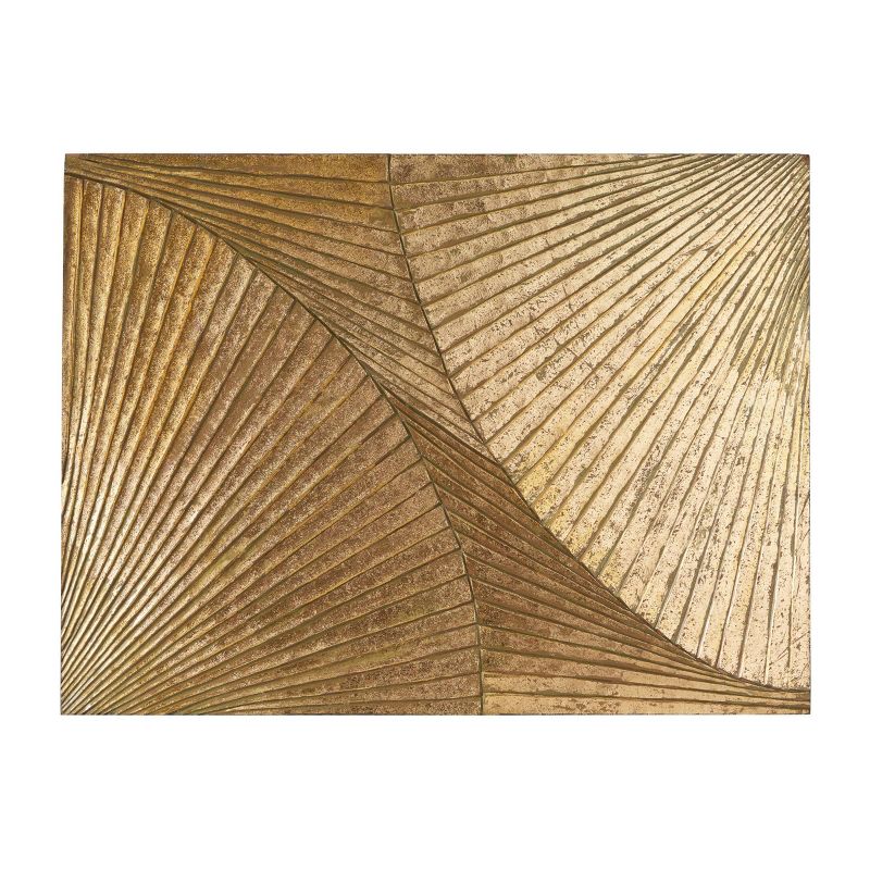 Wood Geometric Carved Radial Wall Decor - Olivia & May, 3 of 6