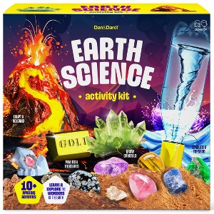 Dan&Darci Earth Science Activity Kit for Kids – Explore Volcanoes, Crystals, and Tornadoes Set, Educational Gift for Kids - 1 of 4