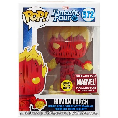 human torch funko pop