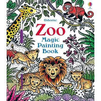 Zoo Magic Painting Book - (Magic Painting Books) by  Sam Taplin (Paperback)
