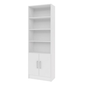 71.85" Catarina Cabinet White - Manhattan Comfort: Sleek Storage, 5 Shelves, Modern Design - 1 of 4