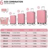 Lyngins Hardshell 18/20/24/28 Inch 6PCs Luggage Sets with Duffel Bag,Spinner Wheels,TSA Lock,Expandable Suitcase Sets for Family Trips,Travel - 3 of 4
