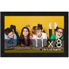 PosterPalooza | Photo Size Minimalist Black Picture Frame - UV Acrylic, Foam Board Backing, Hanging Hardware - 2 of 4
