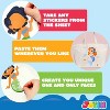 Joyfy 24 Pcs Make a face Stickers for Kids  9"x6" Make Your Own Mermaid Stickers Party Favors Kids Crafts Goodie Bags Stuffers Classroom Activities - 2 of 4