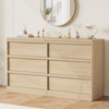 6 Drawer Dresser for Bedroom, Modern Double Dresser Organizer with 6 Drawers Large Storage - 2 of 4