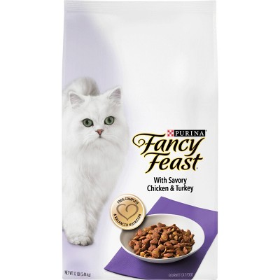 Fancy Feast Gourmet Savory Chicken and Turkey Dry Cat Food - 12lbs