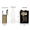 Big Dot of Happiness Adult 30th Birthday - Gold - Birthday Party Favor Boxes - Set of 12 - 2 of 4