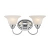 Livex Lighting Edgemont 2 - Light Vanity in  Brushed Nickel - 2 of 2