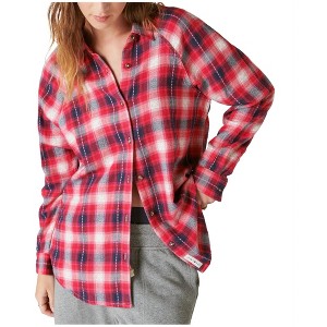 Lucky Brand Womens Oversized Plaid Button Up Shirt - 1 of 1