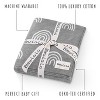100% Luxury Cotton Soft Knit Swaddle Baby Blanket for Blanket for Newborns and Infants Boys and Girls - 3 of 4