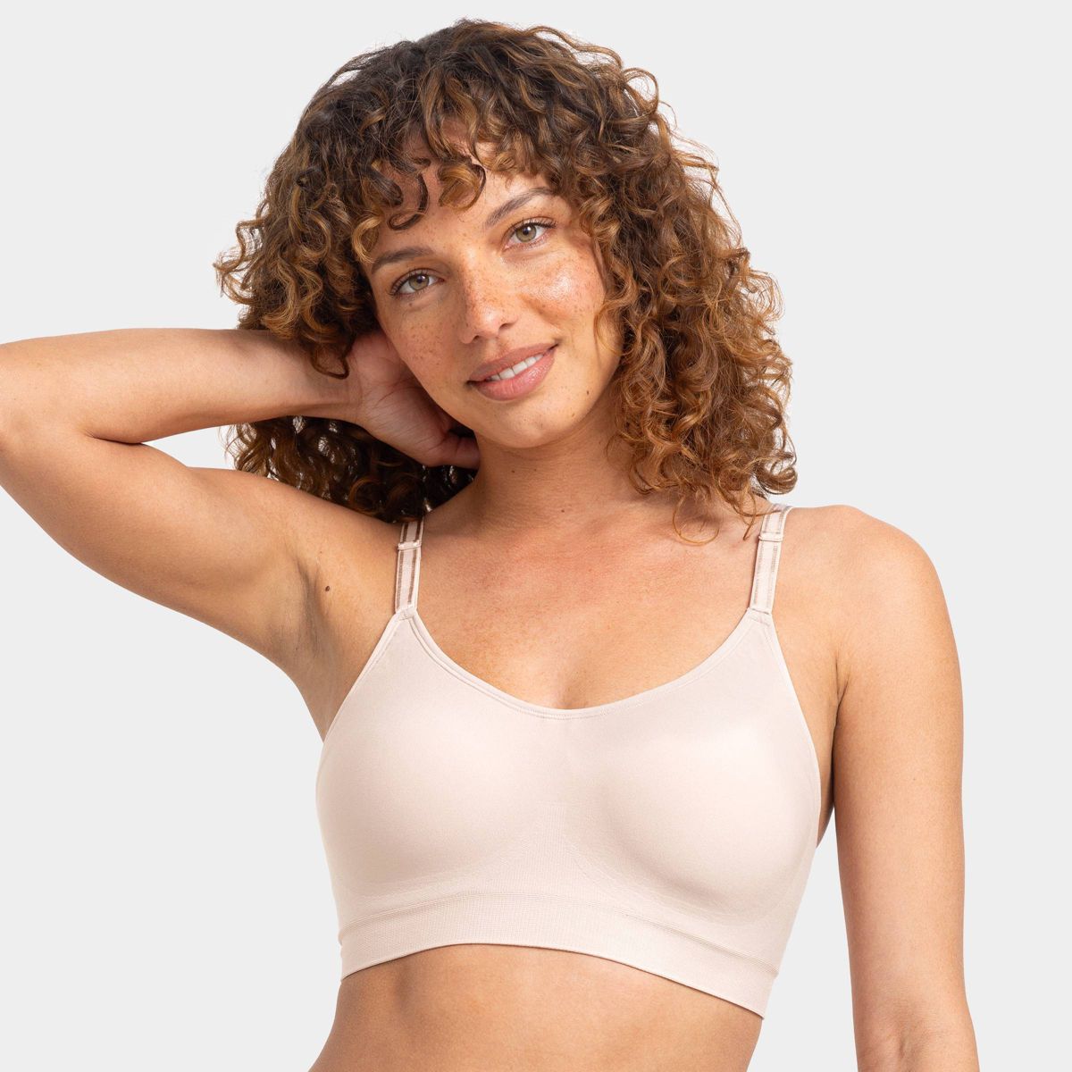Fruit of the Loom Women's 360° Stretch Seamless Smooth Support Wireless Bra - thumbnail 8