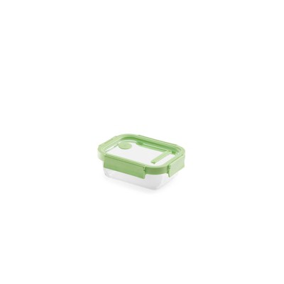 Lekue 100% Airtight Rectangular Glass Food Storage Container, 22 oz