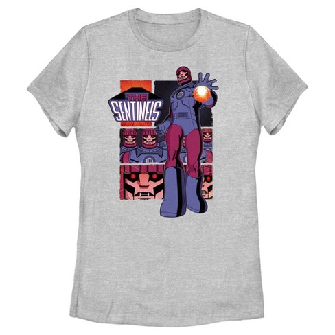 Women's Marvel: X-men '97 The Sentinels Poses Portrait T-shirt : Target