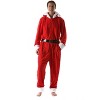#followme Mens One Piece Christmas Themed Adult Bodysuit Microfleece Hoody Winter Pajamas - 2 of 4