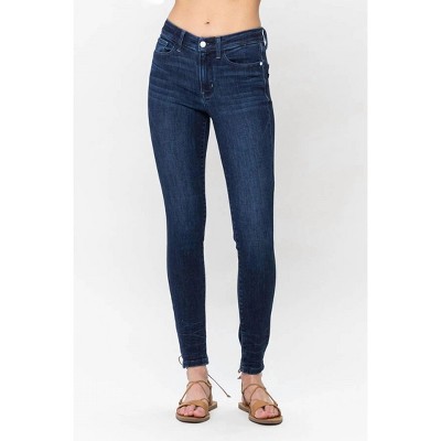 Women's Crinkle Ankle Detail Skinny Jean - Judy Blue