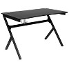 Flash Furniture Gaming Desk and Reclining Gaming Chair Set with Cup Holder, Headphone Hook & 2 Wire Management Holes - 3 of 4