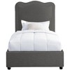 Meridian Furniture,Felix Linen Textured Fabric Bed - 2 of 4