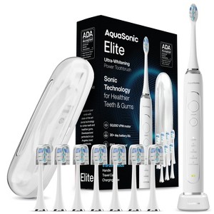 AquaSonic Elite - Ultra-Whitening Rechargeable Electric Toothbrush - 1 of 4