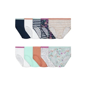 Fruit Of the Loom Toddler Girls'Eversoft¨Ê Brief Underwear,10 Pack - 1 of 2