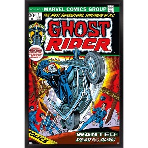 Trends International Marvel Ghost Rider - Heavens On Fire #1: Ghost Rider #1 Framed Wall Poster Prints - 1 of 4
