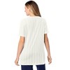 Woman Within Plus Size 7-Day Embroidered Pointelle Tunic - 3 of 4